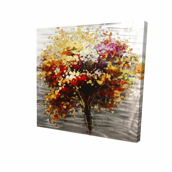 Fondo 16 x 16 in. Abstract Colorful Tree-Print on Canvas FO2780503